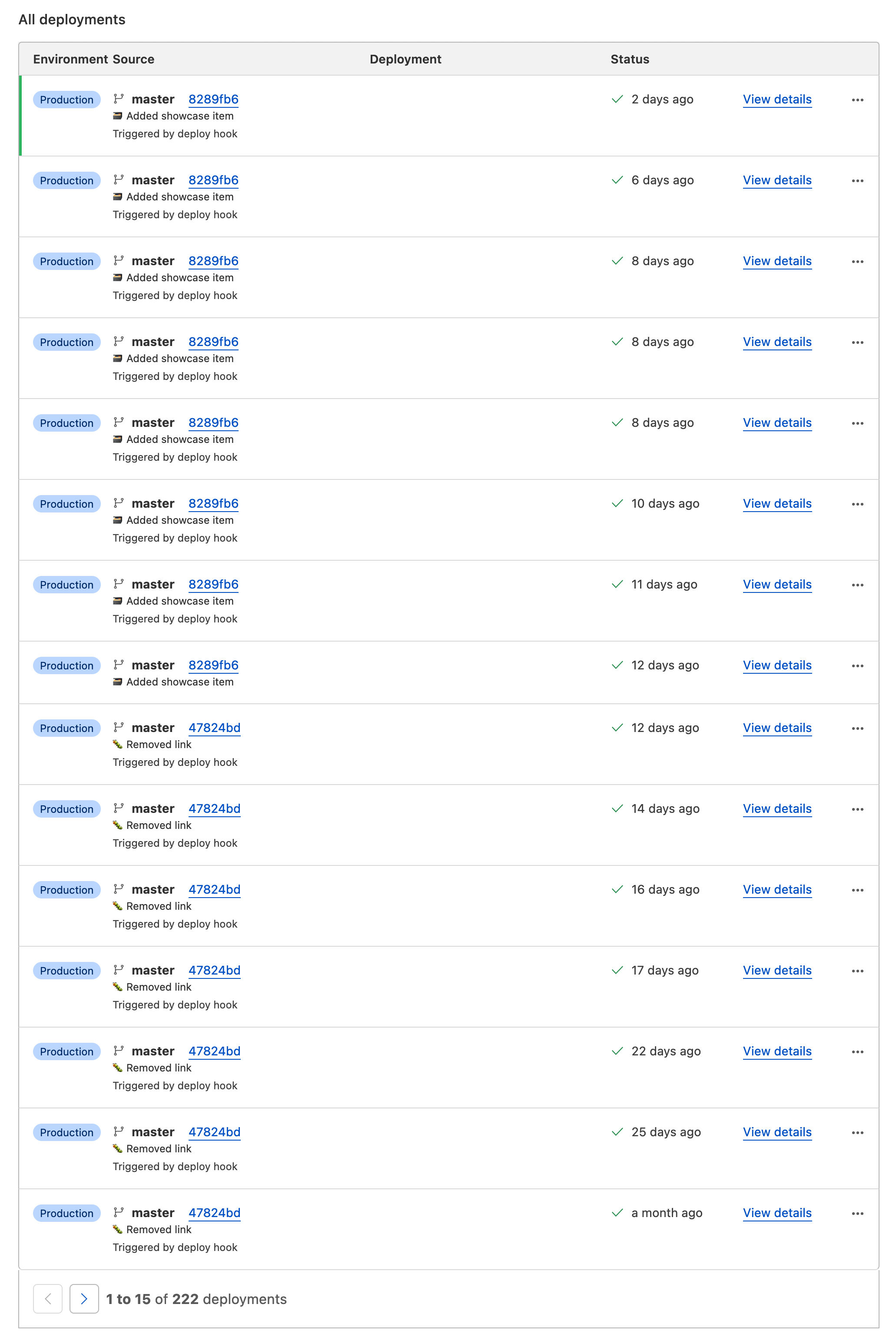 Cloudflare Pages deployments